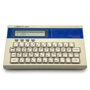 Laser 50 Personal Computer Vintage 1985 Educational Video Technology Tested